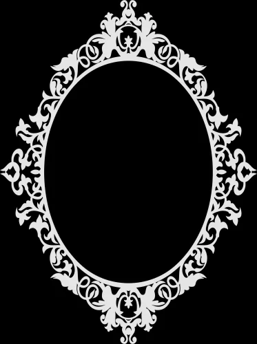 Рамка овальная