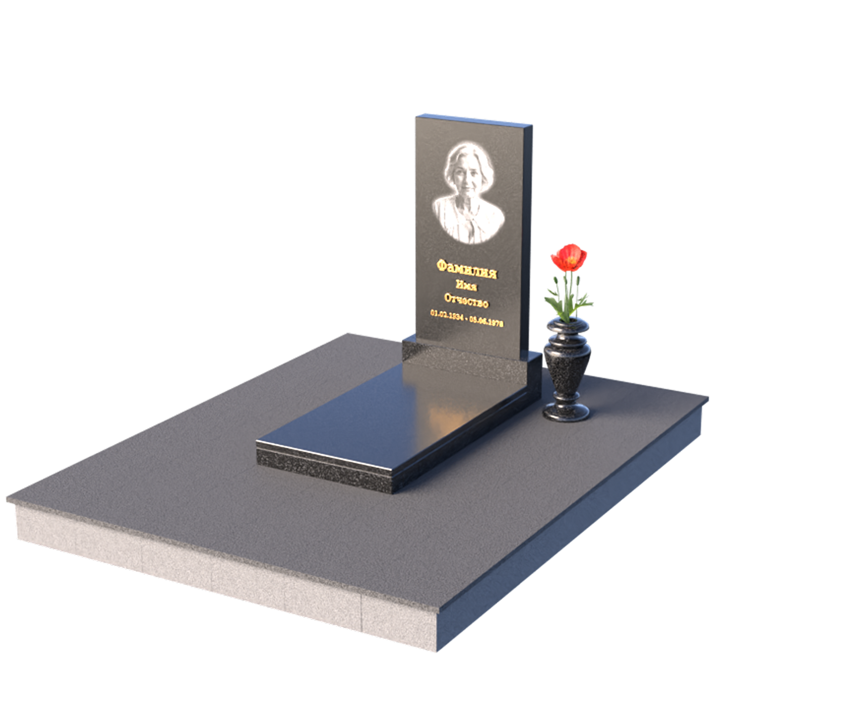 Изготовление памятников под ключ в Казани